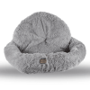 Armarkat Extra Large, Fluffy Gray Round Cat Bed - C71NHS
