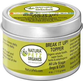 Break It Up! Meal Topper Stone Breakder Stone Eliminator* For Dogs And Cats - Flavored Meal Topper For Stones* (Flavor: DOG & CAT - No Flavoring)