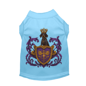 House of Royal Hound Heritage Tee (Color: Blue, size: large)