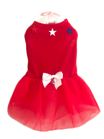 4th of July Princess- Dog tutu dress (size: XS)