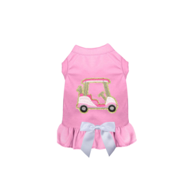 Golf Buddy Dress (Color: light pink, size: XS)
