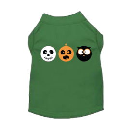 Boo Crew Faces Graphic Dog Tee (size: XS)