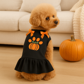Harvest Paw Pumpkin Party Dress (size: XS)