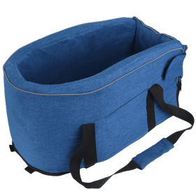 Console Pet Car Seat (Color: Blue)