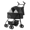 4 Wheels Pet Stroller Foldable Carrier Strolling Cart Travel