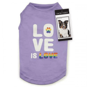 ZZ Love is Love Tank (Color: Purple, size: Xsmall)